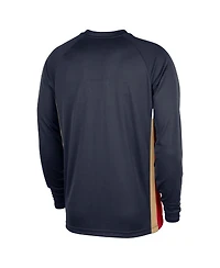 Nike Men's Navy New Orleans Pelicans 2025/26 Authentic Pre-Game Legend Dri-fit Long Sleeve Shooting Shirt