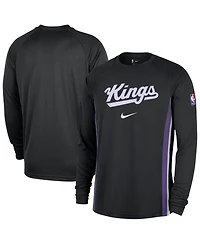 Nike Men's Black Sacramento Kings 2025/26 Authentic Pre-Game Legend Dri-fit Long Sleeve Shooting Shirt