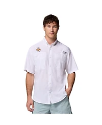 Columbia Men's White Tennessee Volunteers Tamiami Omni-Shade Button-Down Shirt
