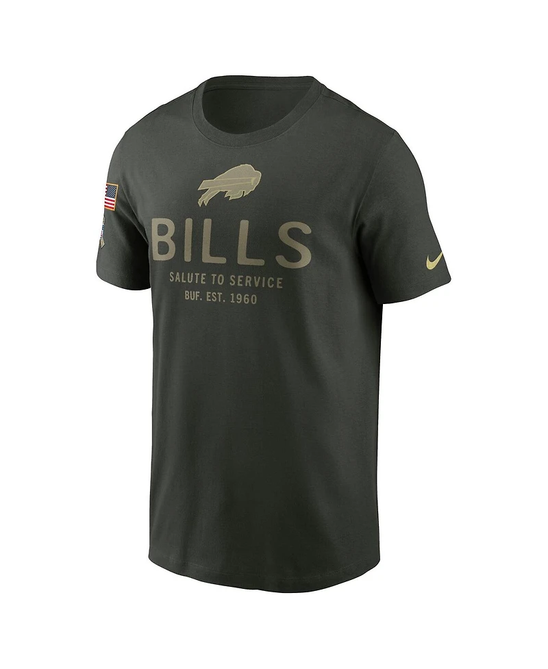 Nike Men's Forest Green Buffalo Bills 2025 Salute to Service Sideline Primary Edge Dri-fit T-Shirt