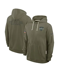 Nike Men's Olive New York Jets 2025 Salute to Service Sideline Standard Issue Dri-fit Hoodie