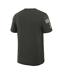 Nike Men's Forest Green Jacksonville Jaguars 2025 Salute to Service Sideline Slub Dri-fit T-Shirt