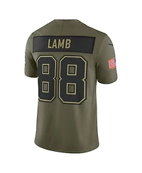 Nike Men's CeeDee Lamb Olive Dallas Cowboys 2025 Salute to Service Limited Jersey