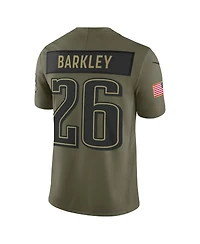 Nike Men's Saquon Barkley Olive Philadelphia Eagles 2025 Salute to Service Limited Jersey