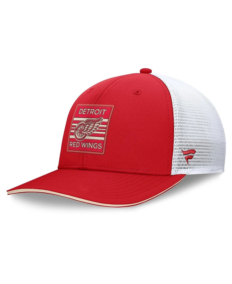 Fanatics Men's Cream Detroit Red Wings Centennial Adjustable Hat