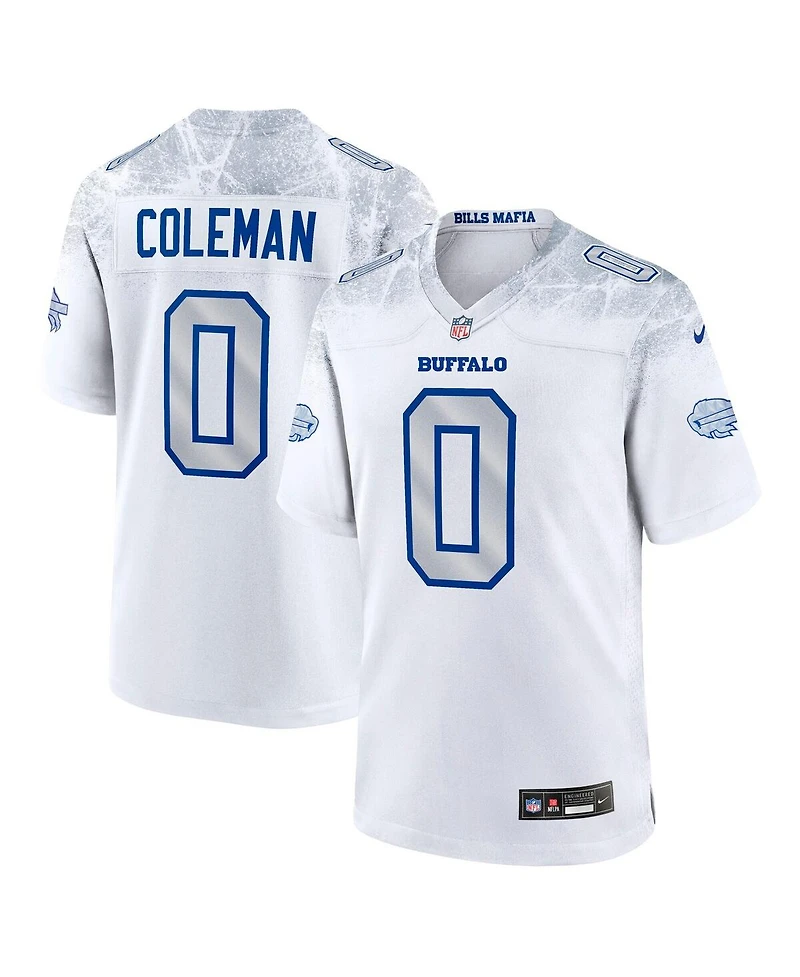 Nike Men's Keon Coleman White Buffalo Bills 2025 Rivalries Collection Game Jersey