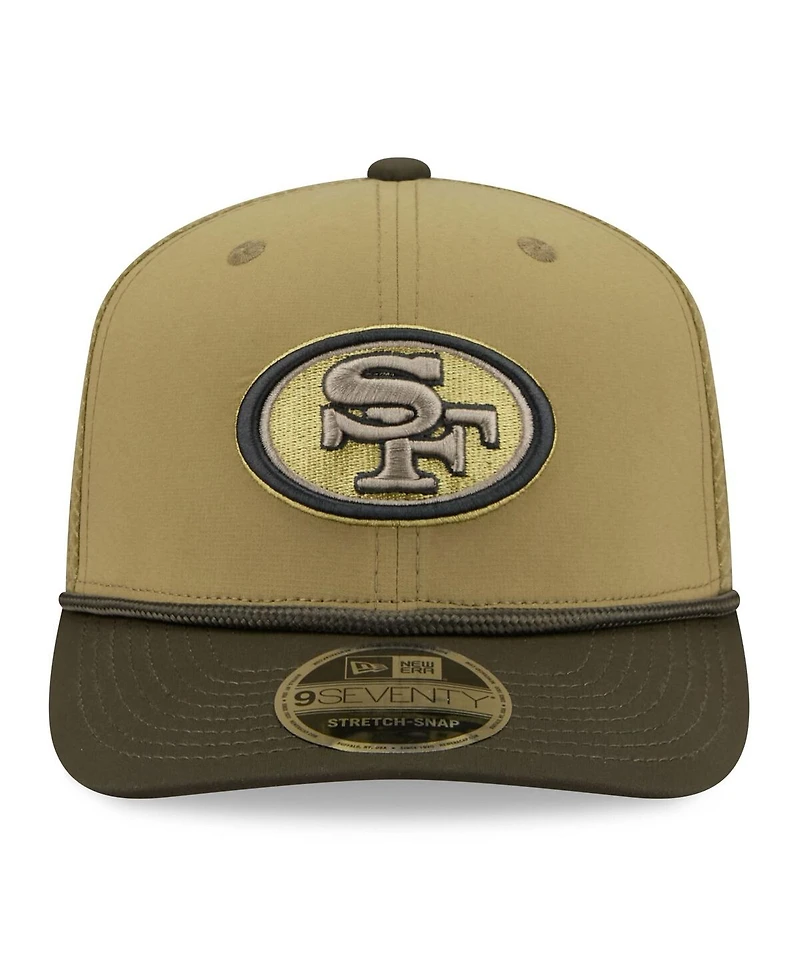 New Era Men's Green San Francisco 49ers 2025 Salute to Service 9SEVENTY Adjustable Hat