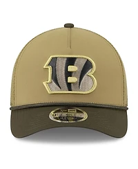 New Era Men's Green Cincinnati Bengals 2025 Salute to Service 9FORTY A-Frame M-Crown Adjustable Hat
