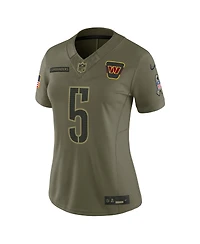 Nike Women's Jayden Daniels Olive Washington Commanders 2025 Salute to Service Limited Jersey