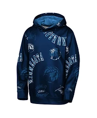 Outerstuff Big Boys and Girls Navy Minnesota Timberwolves Moving Violation Hoodie