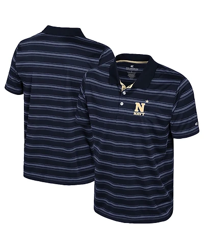Colosseum Men's Navy Midshipmen Milk Steak Polo Shirt