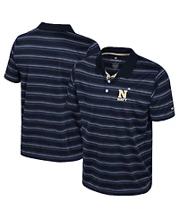 Colosseum Men's Navy Midshipmen Milk Steak Polo Shirt