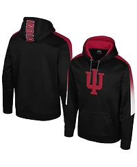 Colosseum Men's Black Indiana Hoosiers the Gang Blackout Hoodie