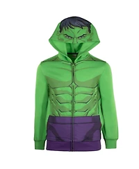 Hulk Boys Marvel The Costume Zip-Up Hoodie