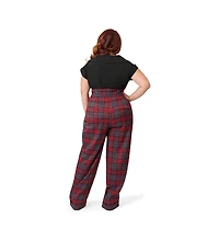 Unique Vintage Plus High Waist Trouser