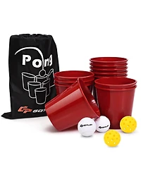 Costway Yard Pong Giant Pong Game Set Carry Bag Outdoor Backyard Game