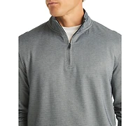 Nautica Men's Striped Quarter-Zip Sweatshirt