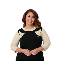 Unique Vintage Plus Minou Sweater