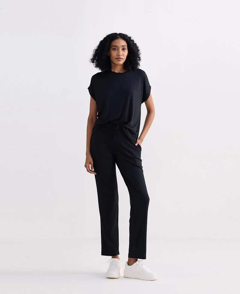 Reistor Women's Wide Leg Pant Black