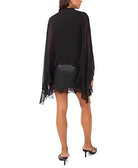 Vince Camuto Women's V-Neck Flowy Long Sleeve Top