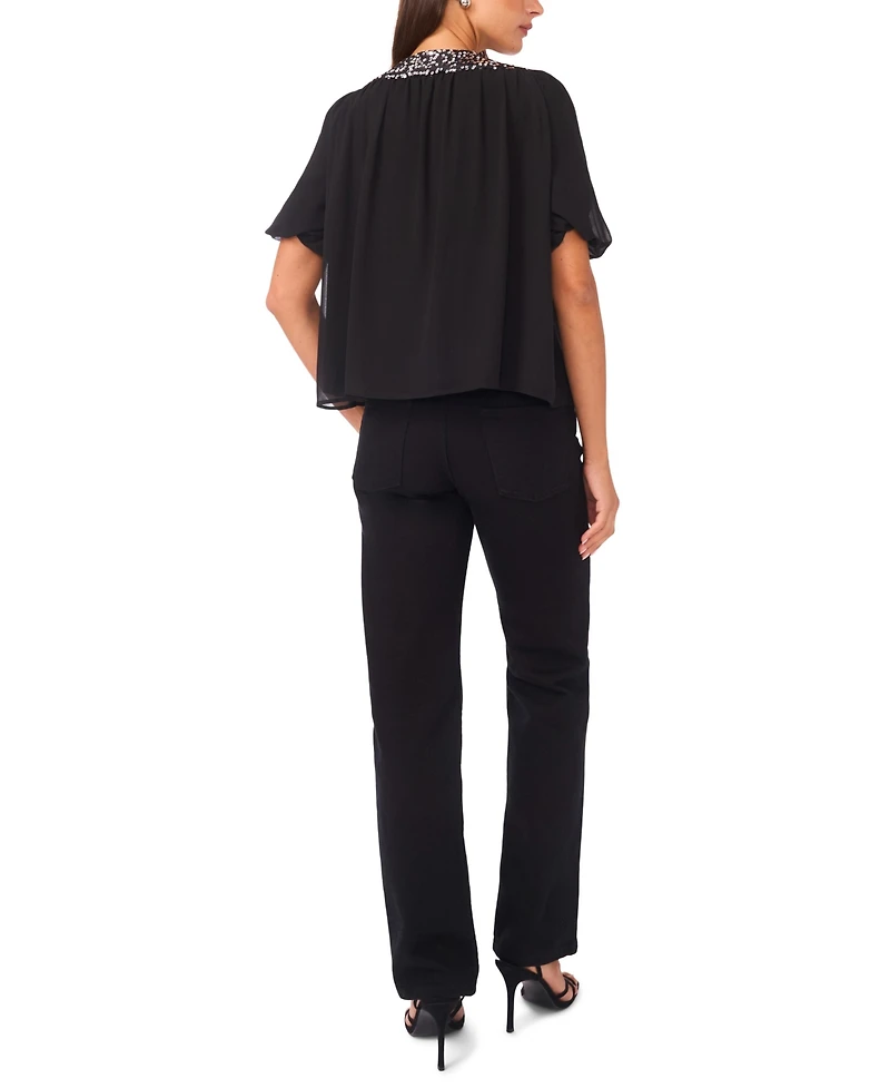 Vince Camuto Women's Square Neck Top