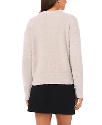 Vince Camuto Women's Eyelash Crewneck Sweater
