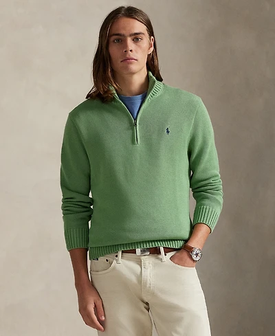 Polo Ralph Lauren Cotton Quarter-zip Sweater
