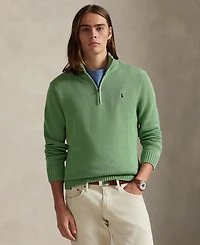 Polo Ralph Lauren Cotton Quarter-zip Sweater