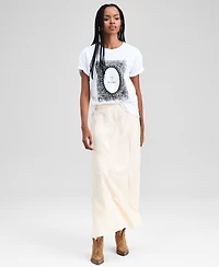 And Now This Women's Embroidered Paneled Maxi Skirt, Macy's Exclusive