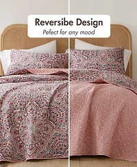 510 Design Valerie Boho Floral Reversible 2-Pc. Quilt Set, Twin