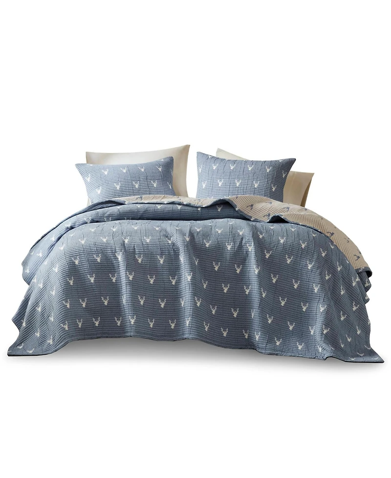 Woolrich Keystone Matelasse 3-Pc. Coverlet Set, Full/Queen