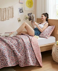 510 Design Valerie Boho Floral Reversible 2-Pc. Quilt Set, Twin