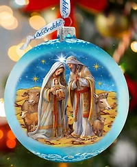 G. Debrekht Bethlehem's Miracle Glass Ornament