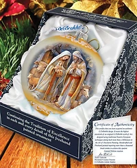 G. Debrekht Nativity Chronicles Le Glass Ornament