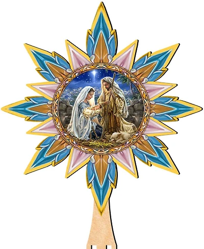 Designocracy Glory to God by D.Gelsinger Tree Topper