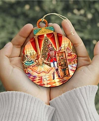 Designocracy Nutcracker Suite Wooden Ornaments, Set 12