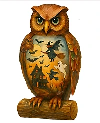 Designocracy Halloween Owl Holiday Door Decor
