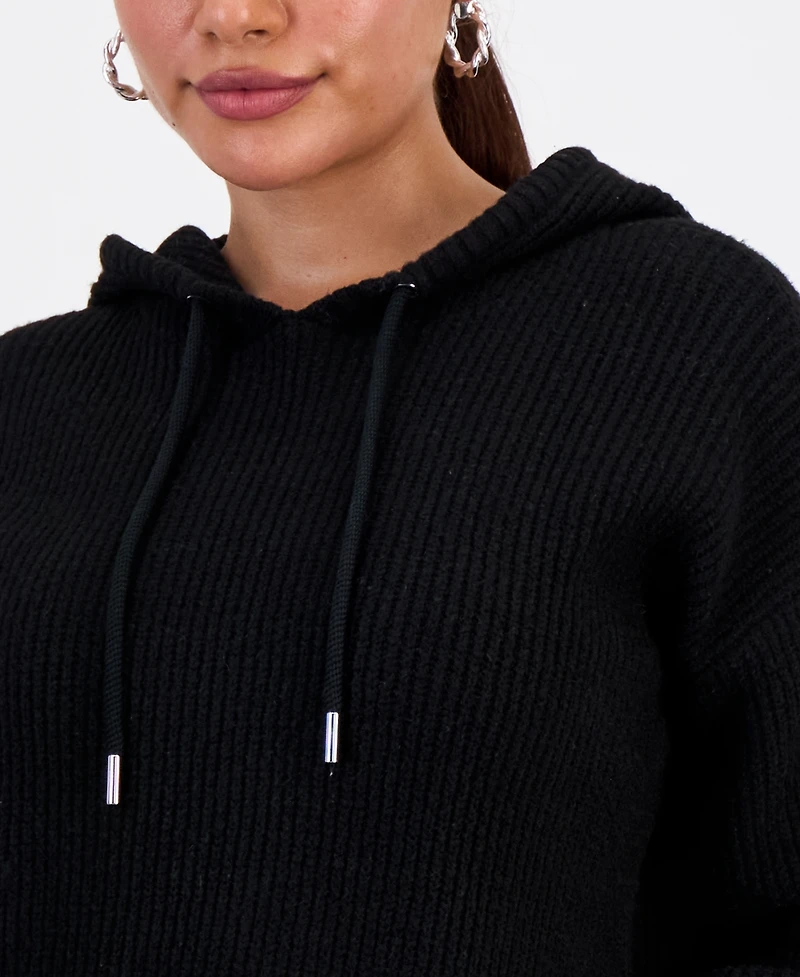 I.n.c. International Concepts Petite Blouson-Sleeve Hoodie, Macy's Exclusive