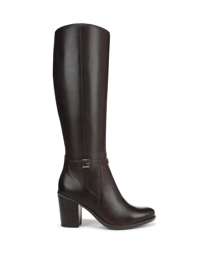 Naturalizer Women's Kalina Extra Wide Calf Knee High Block Heel Boots