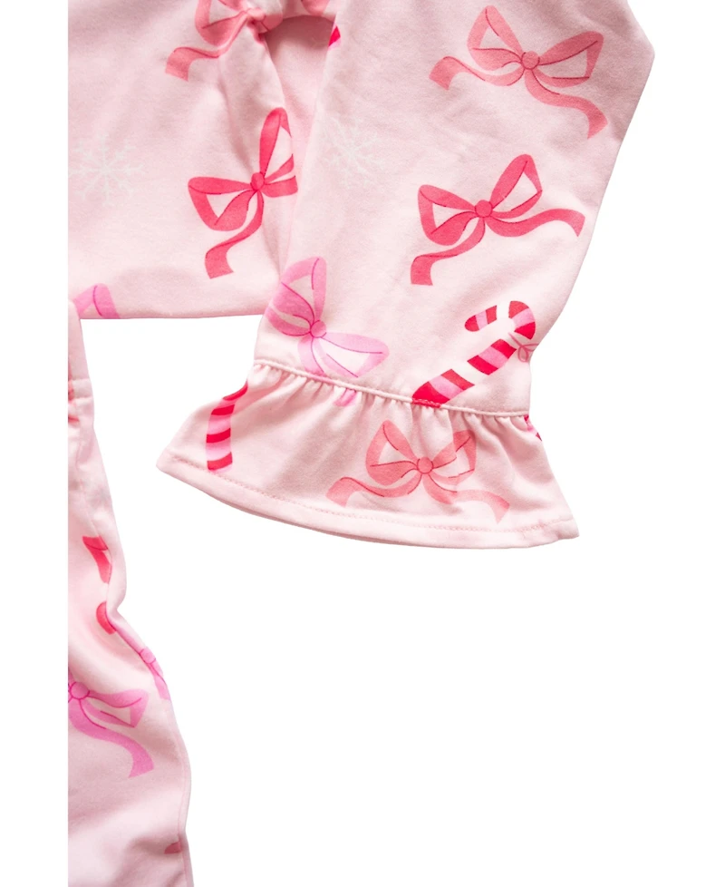 Sweet Wink Toddler Girls Peppermint Party Christmas Lounge Set