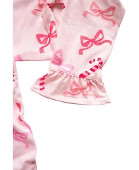 Sweet Wink Toddler Girls Peppermint Party Christmas Lounge Set