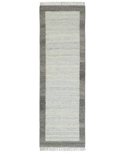 Obeetee Nu Maison Soft Border 2'6"x8' Runner Area Rug
