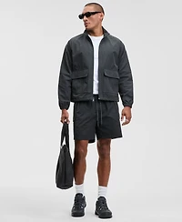 Mode of One Men's Relaxed Fit Pieced Zip-Front Track Jacket, Macy's Exclusive