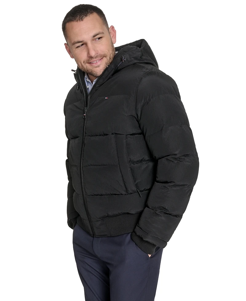 Tommy Hilfiger Men's Ribstop Snorkle Hooded Jacket