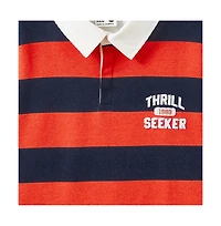 Cotton On Little/Big Boy's Rugby Polo Fleece Top