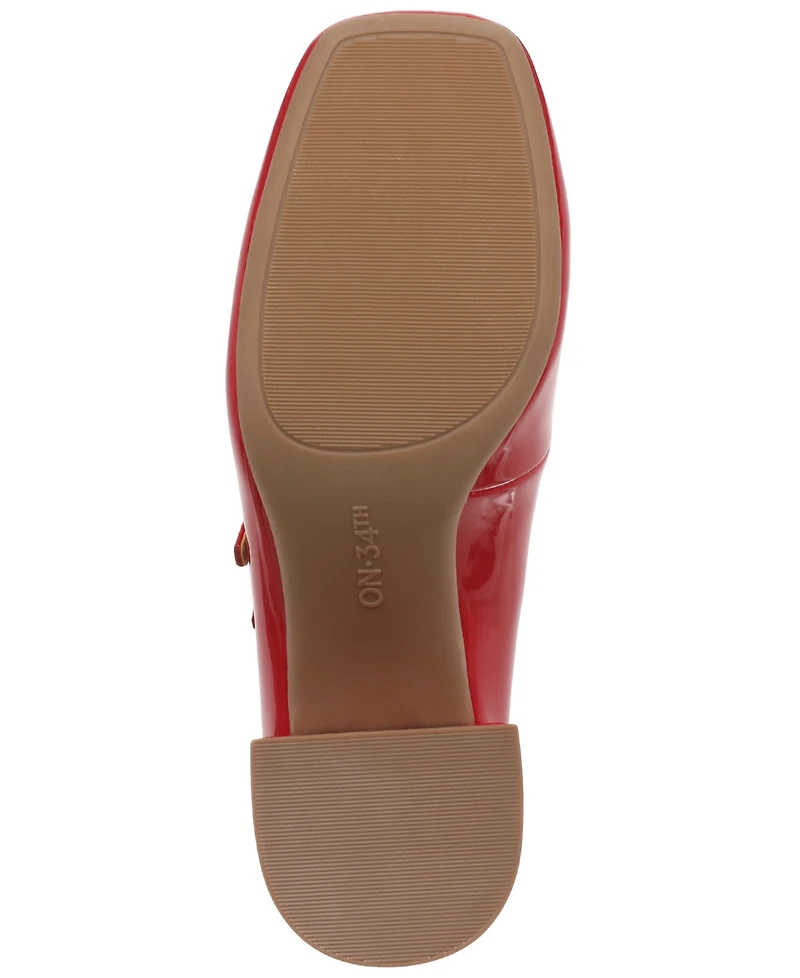 On 34th Women's Tovee Mary Jane Pointed-Toe Pumps, Macy's Exclusive