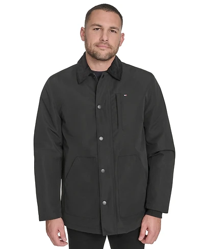 Tommy Hilfiger Men's Collared Highland Barn Coat