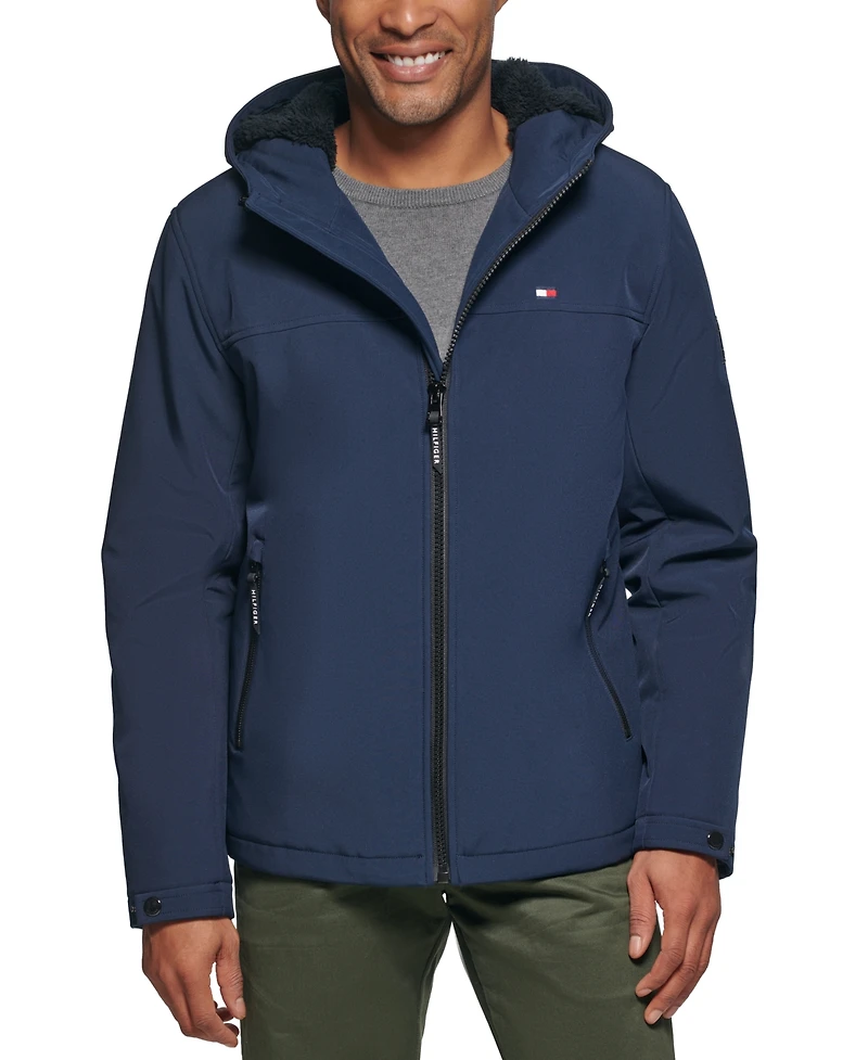 Tommy Hilfiger Men's Softshell Hooded Jacket