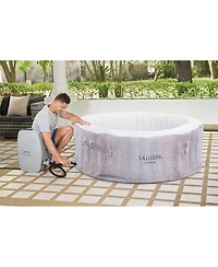 Bestway SaluSpa Cancun AirJet Inflatable Hot Tub with 120 Soothing Jets, Gray