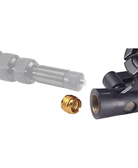 Sony Ecm-VG1 Electret Condenser Short Shotgun Microphone, Bundle with Airo by K-Tek ASM1 Shockmount, Deity Microphones 8.5' 5-Section Carbon Fiber